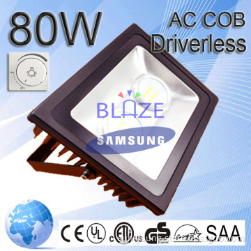 80w New Design Samsung AC COB High Quality High Lumen Waterproof LED Outdoor Flood Light